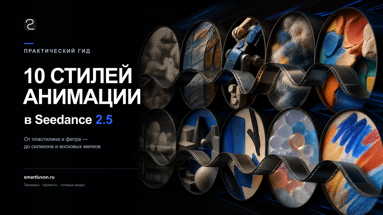 10 стилей анимации в Seedance 2.5: от пластилина до восковых мелков
